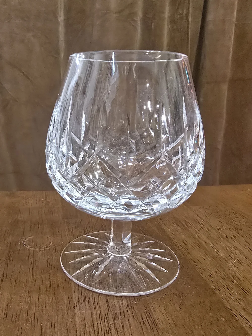 Waterford Lismore Crystal Brandy Snifter Cognac Glass 12 Oz Signed Ireland 5.25